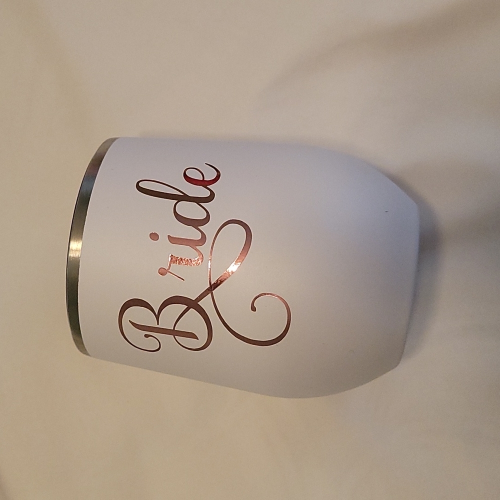 Bride wine tumbler